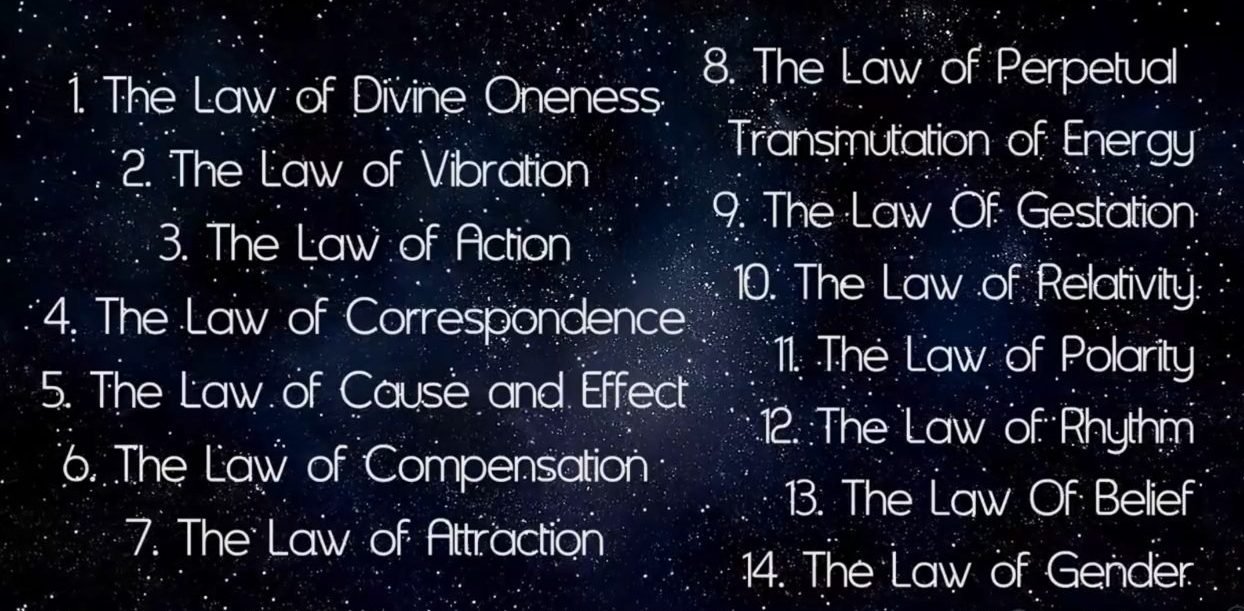 Mastering The 14 Universal Laws For A More Fulfilling Life