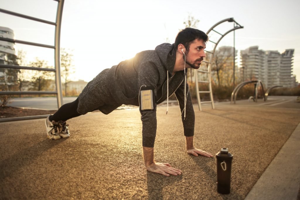 Exercising helps take one's mind off their mind and allows one to focus on other things