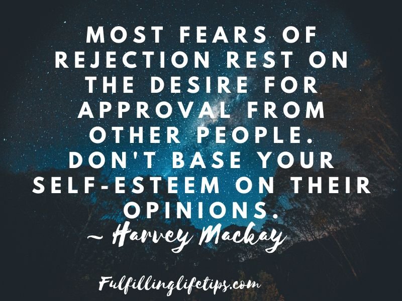 How to overcome fear of rejection