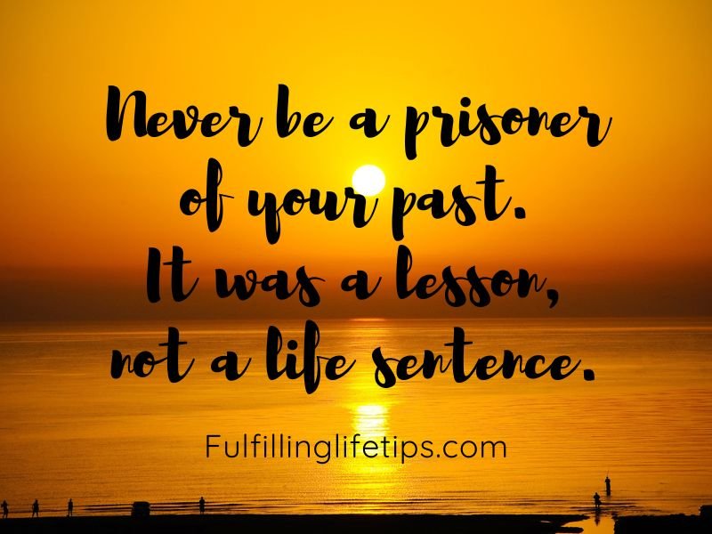 How to let go of the past mistakes