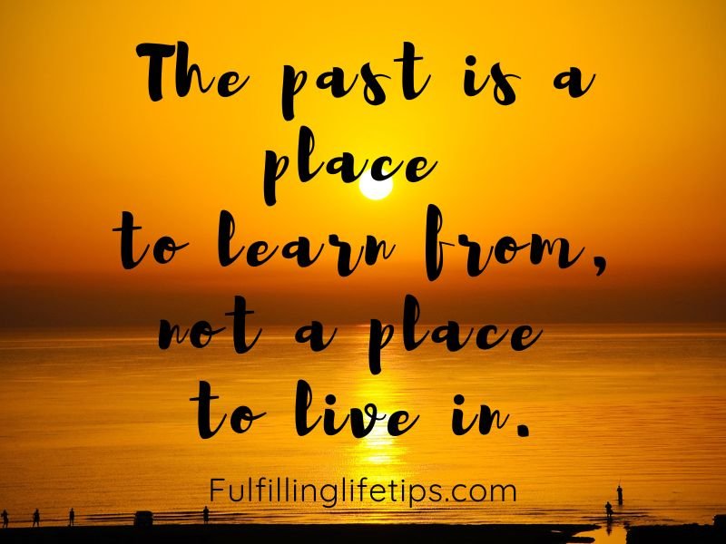 How to let go of the past mistakes