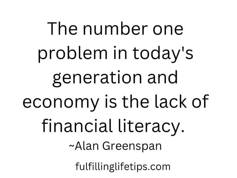 Lack of Financial literacy